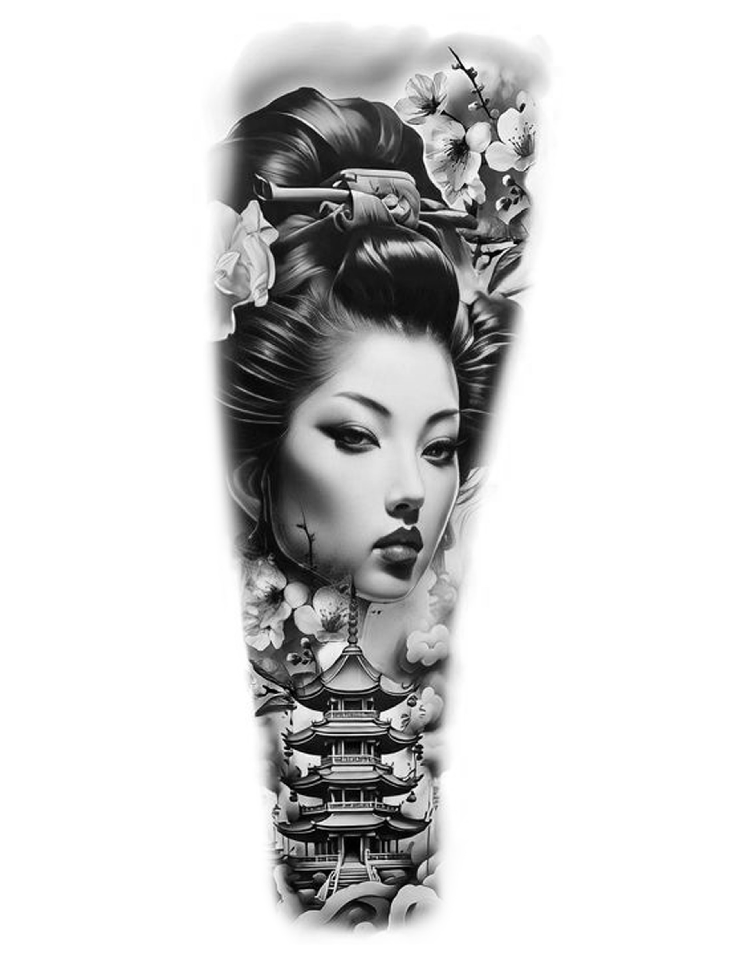 Geisha & Pagoda