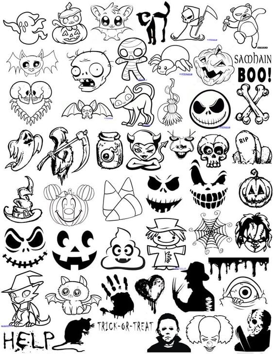 Halloween flash — vampires, bats, pumpkins, coffins, ghosts