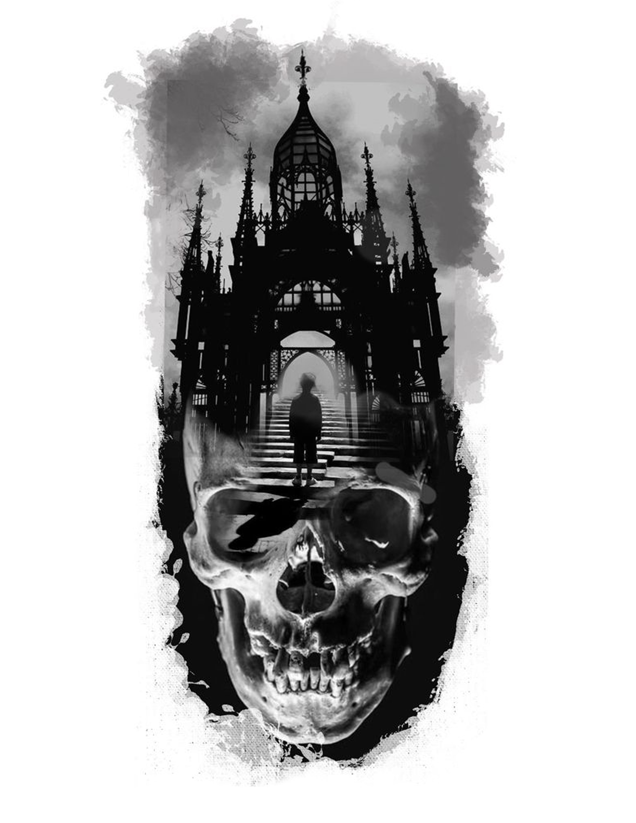 Skull & Gothic Cathedral