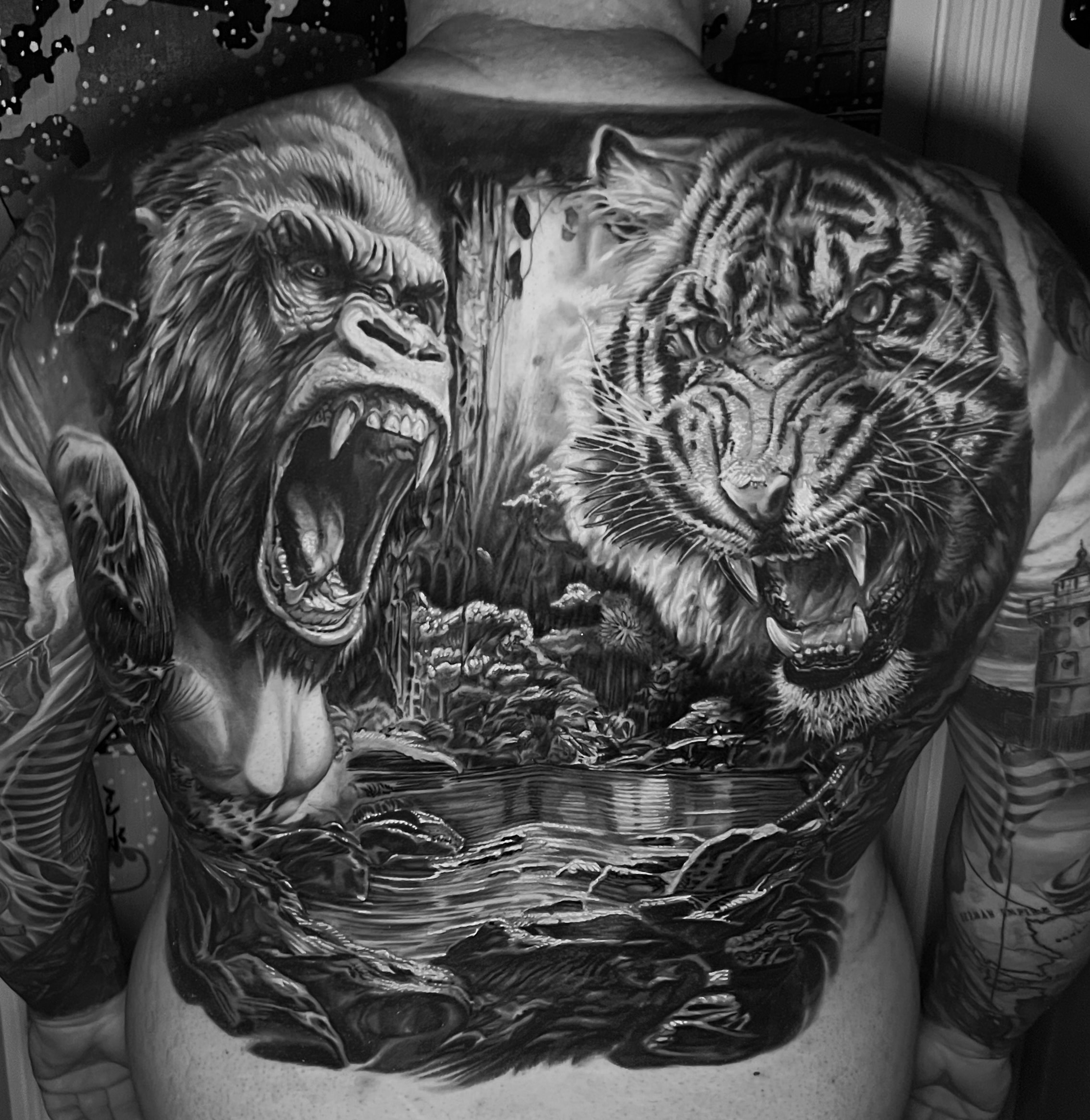 WINNER - Best Animal Portrait: 2025 Flower City Tattoo Expo