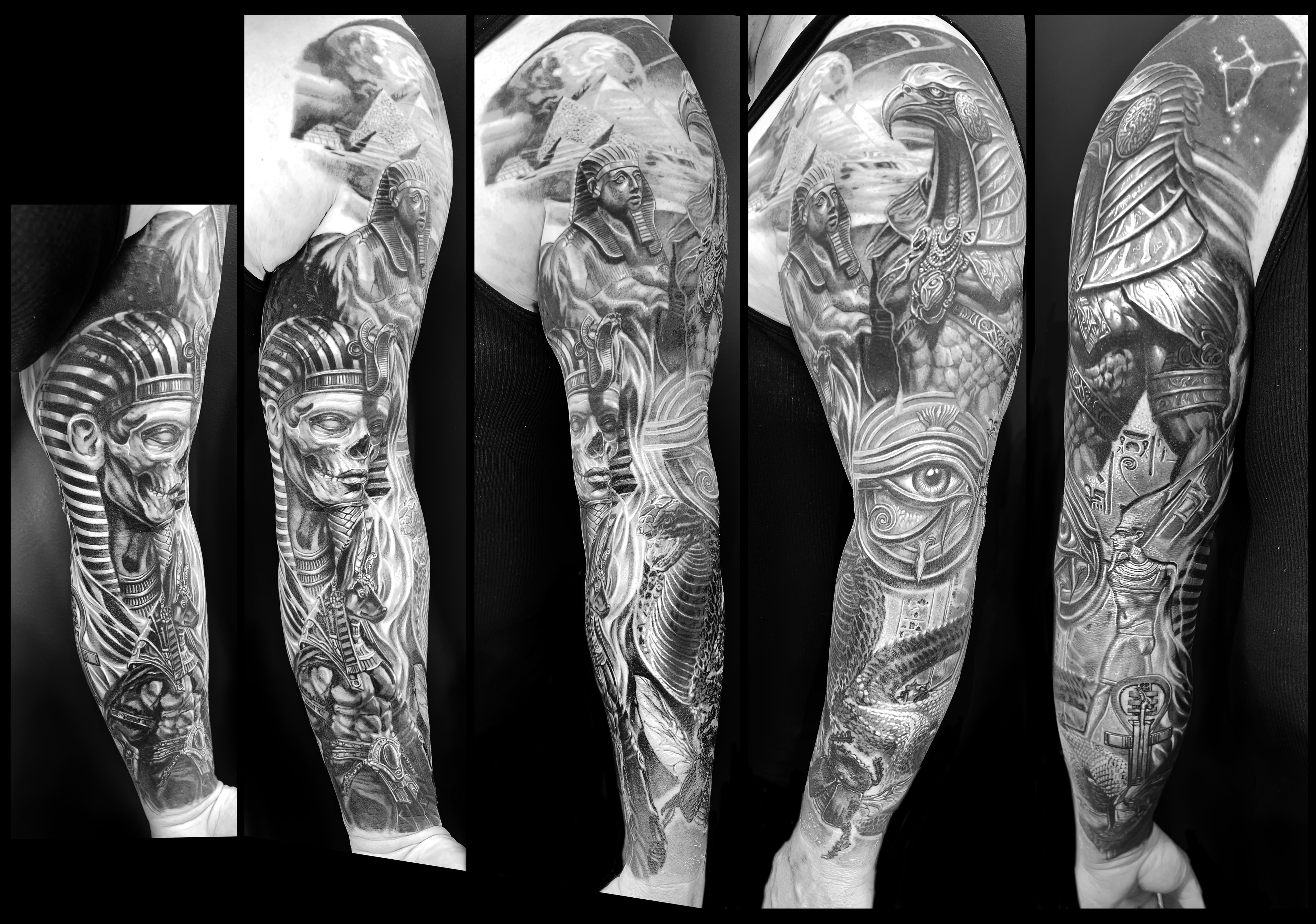 Realm of Kemet - WINNER - Best Sleeve: 2025 Flower City Tattoo Expo